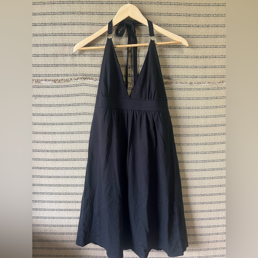 Y2K Moda International Black Halter Dress